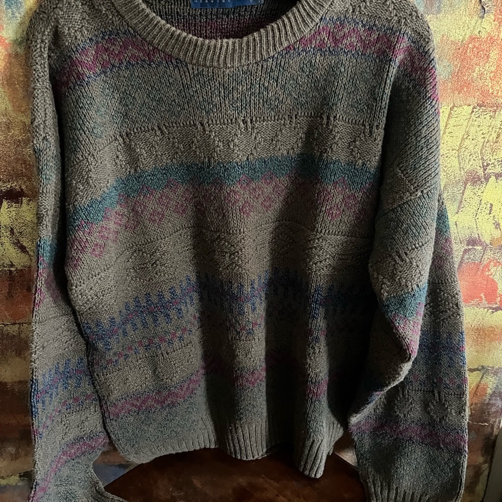 Cozy Multicolor Knit Sweater